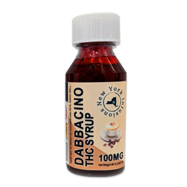 Dabbacino Syrup - 100mg - New York Infusions - Brooklyn - Cannabis THC Drink Beverage - Coffee - Cappucino Flavor